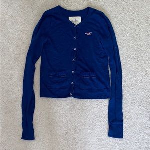 Navy Hollister Cardigan